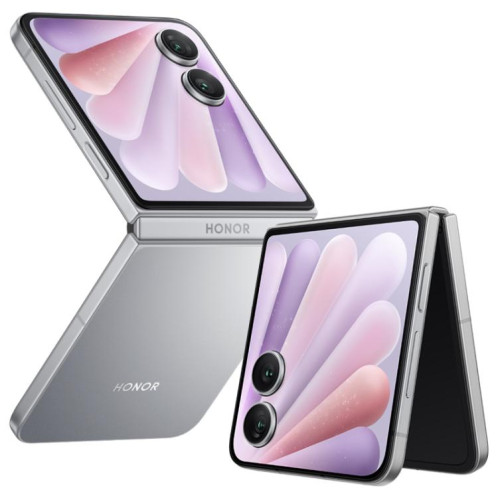 Honor Magic V Flip2, 12 Go + 1 To, 6,82 pouces + 4,0 pouces MagicOS 9.0.1 Android 15 Snapdragon 8 Gen 3 Octa Core, Réseau : 5G, NFC, OTG (Gris) SH840H1756-321